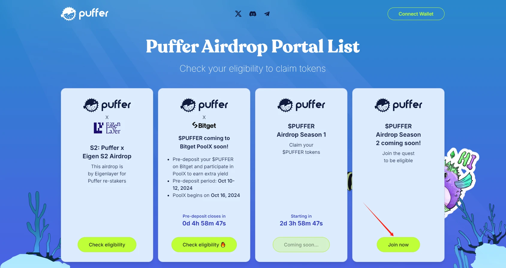 下个“大毛”?Puffer Finance即将进行代币空投