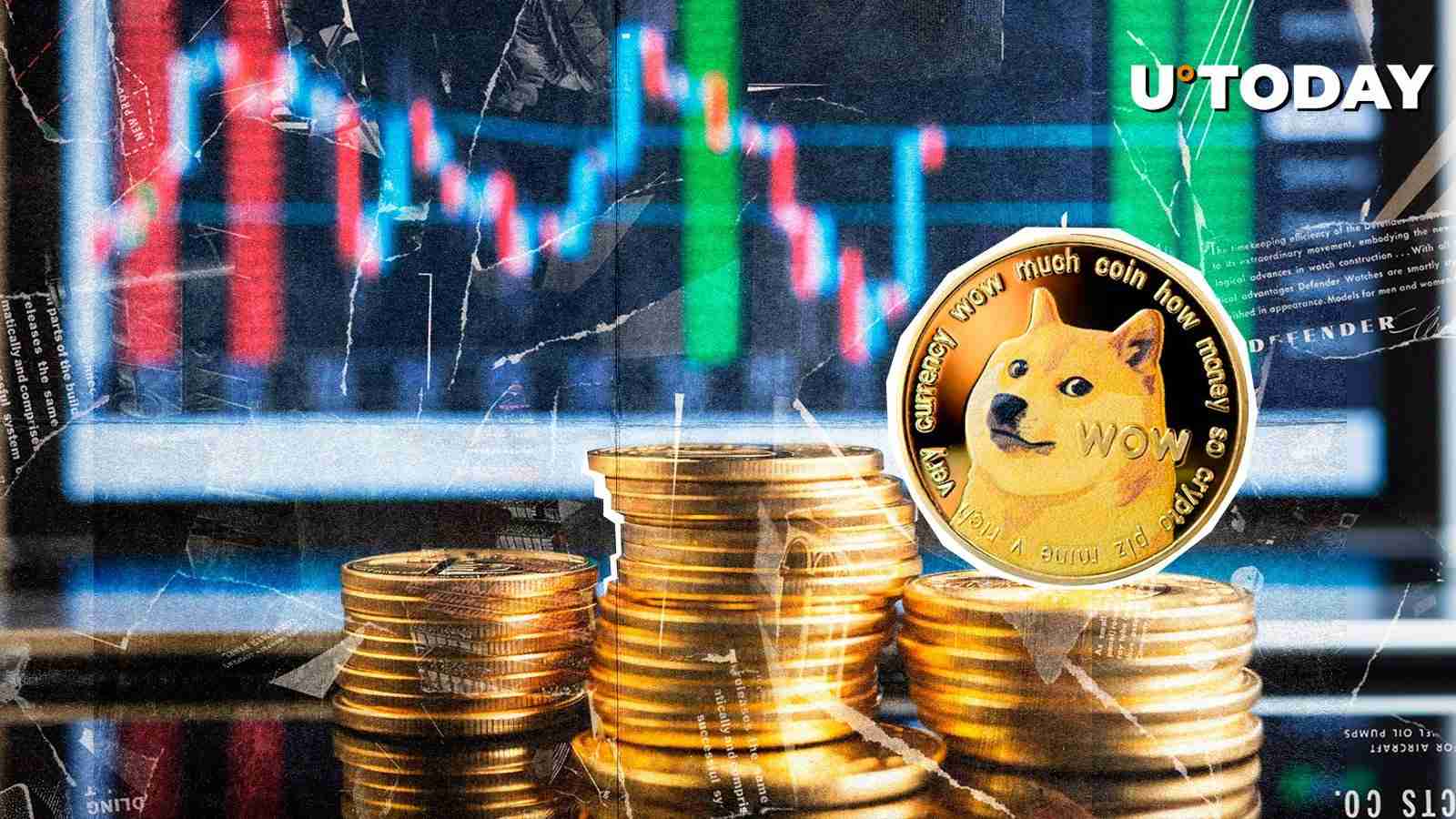 标题：Defi协议中的Dogecoin（Doge）总价值锁定（TVL）达到了2023年以来的最低水平