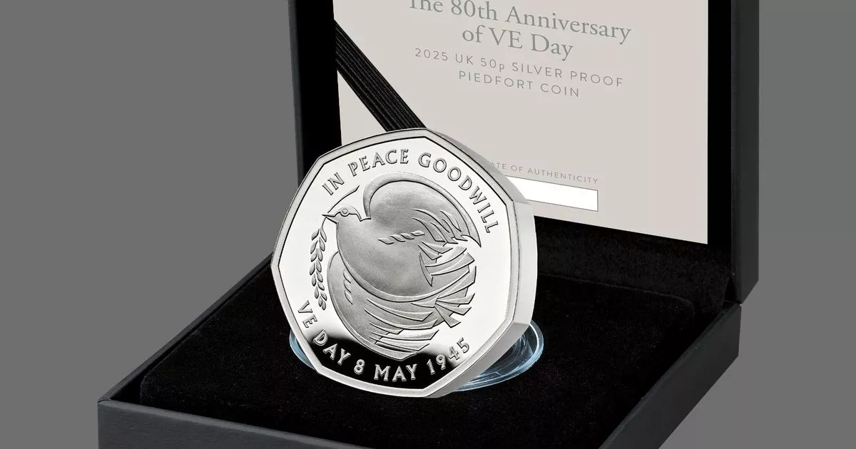 皇家薄荷释放特殊的50p硬币,以供VE Day - 而且值得高达1725英镑