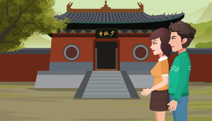少林寺新住持公开露面 进入方丈室