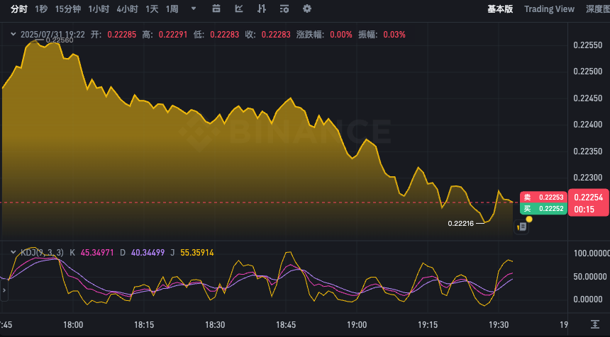 狗狗币24小时实时行情APP DOGE币K线走势图在线精准查询 - 天气宝