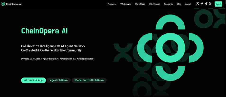 什么是ChainOpera AI (COAI)币?COAI工作原理、代币经济学及未来前景
